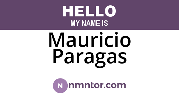 Mauricio Paragas