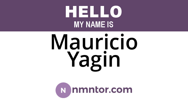 Mauricio Yagin