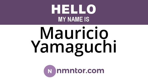 Mauricio Yamaguchi