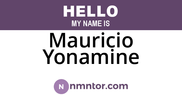 Mauricio Yonamine