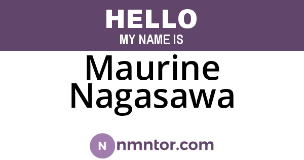 Maurine Nagasawa