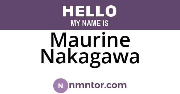 Maurine Nakagawa