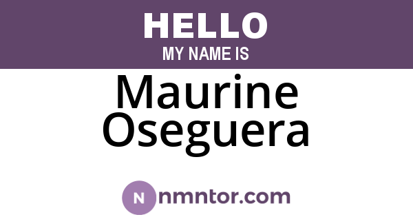Maurine Oseguera