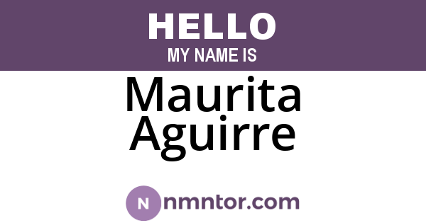 Maurita Aguirre