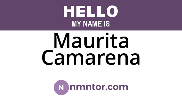Maurita Camarena