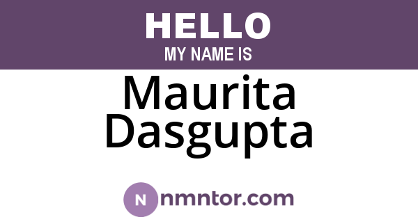 Maurita Dasgupta