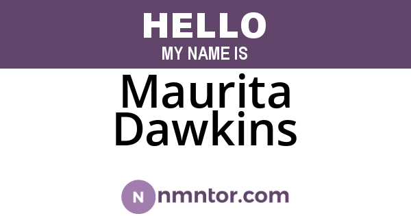 Maurita Dawkins