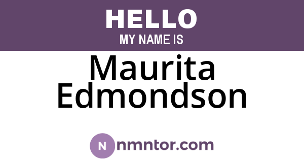 Maurita Edmondson