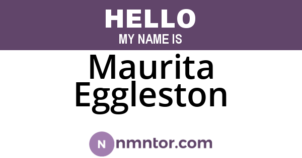 Maurita Eggleston