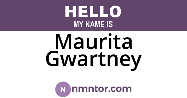 Maurita Gwartney