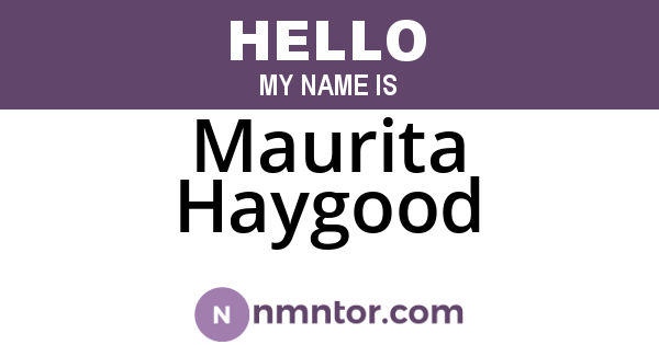 Maurita Haygood