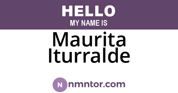 Maurita Iturralde