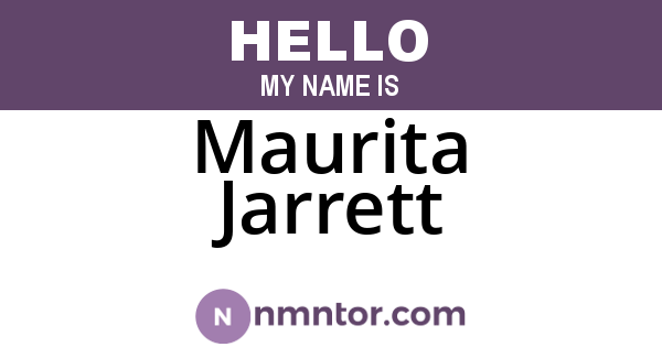 Maurita Jarrett