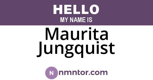 Maurita Jungquist