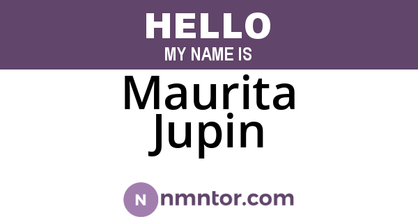Maurita Jupin