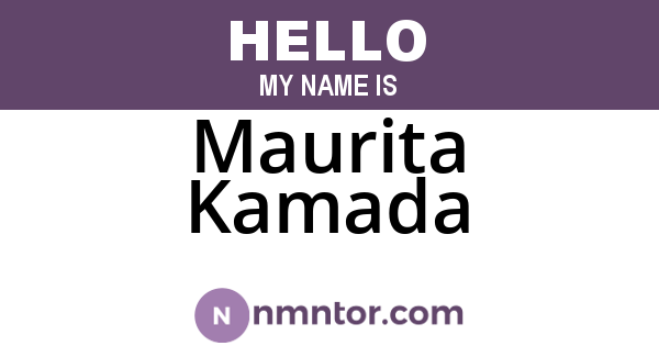 Maurita Kamada