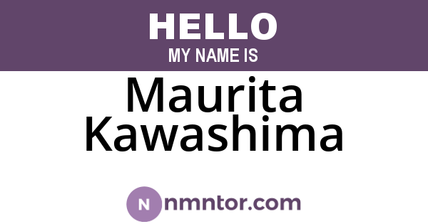 Maurita Kawashima