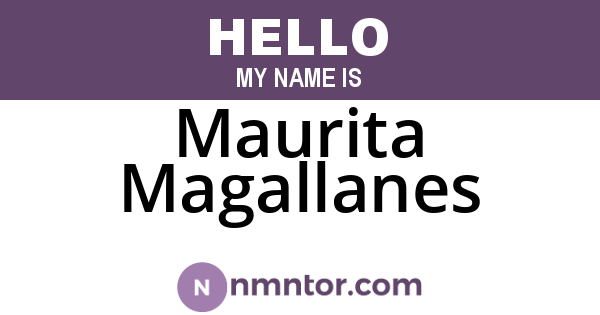 Maurita Magallanes
