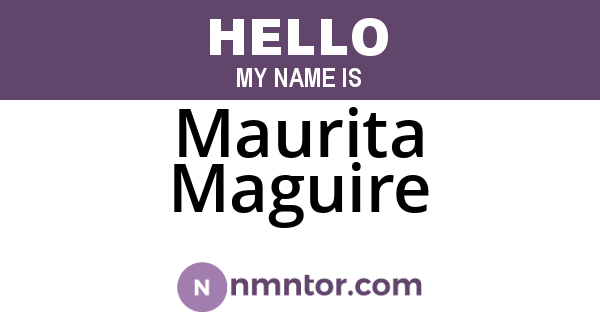 Maurita Maguire