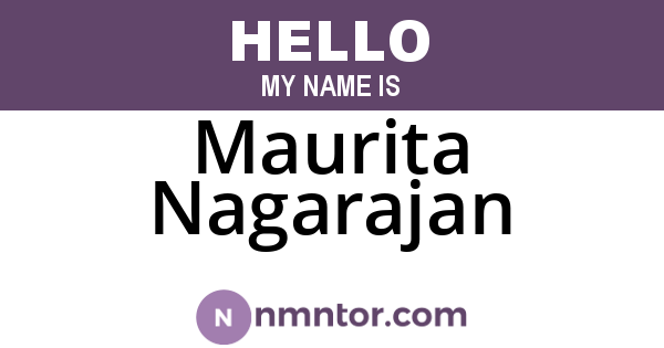 Maurita Nagarajan