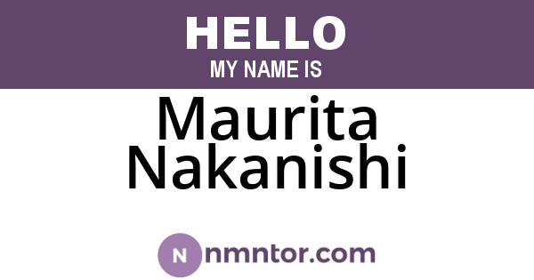 Maurita Nakanishi