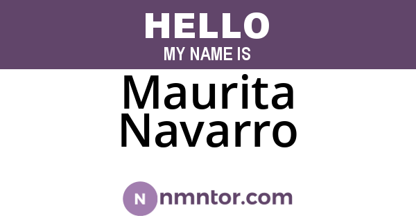 Maurita Navarro