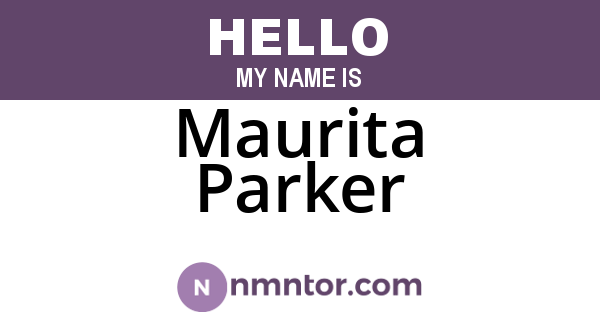 Maurita Parker