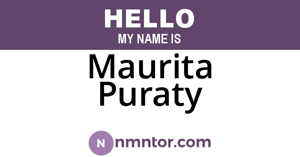 Maurita Puraty