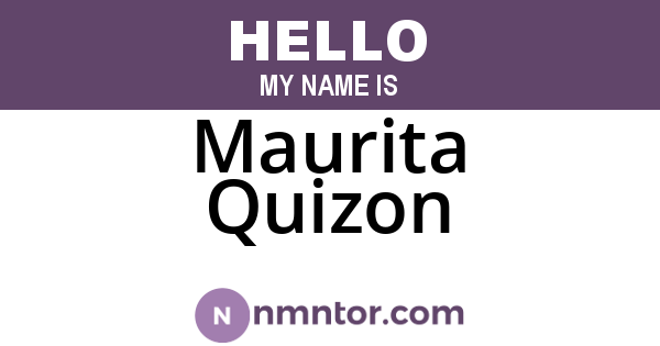 Maurita Quizon