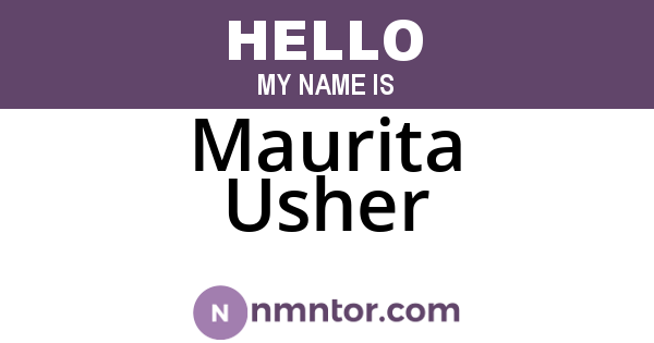 Maurita Usher