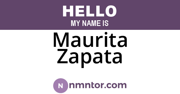 Maurita Zapata