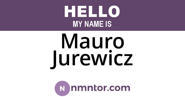 Mauro Jurewicz