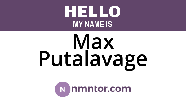 Max Putalavage