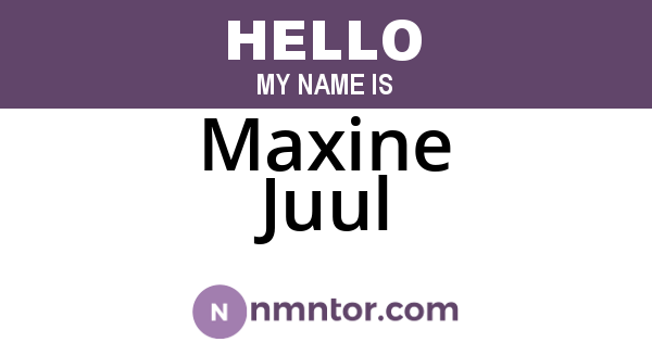 Maxine Juul