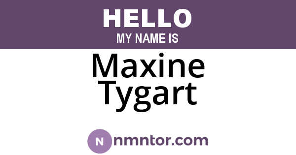 Maxine Tygart