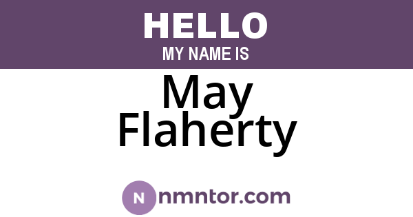May Flaherty