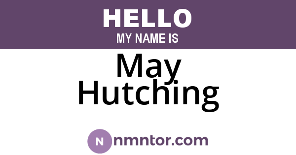May Hutching