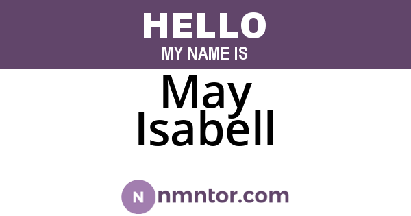 May Isabell