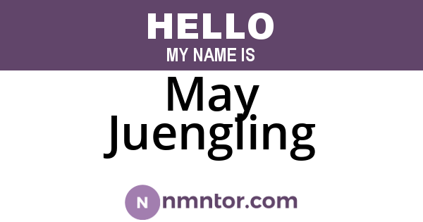 May Juengling