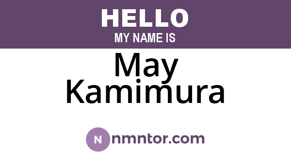 May Kamimura