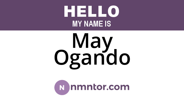 May Ogando