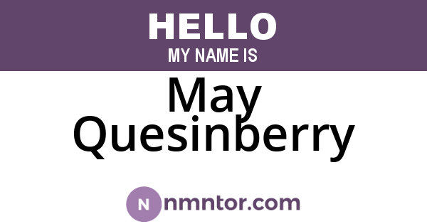 May Quesinberry