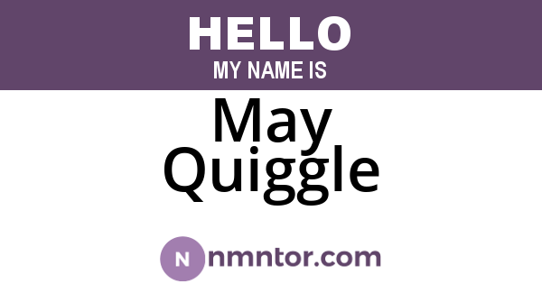 May Quiggle