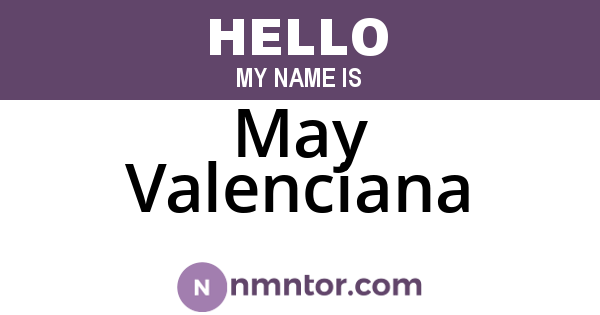 May Valenciana