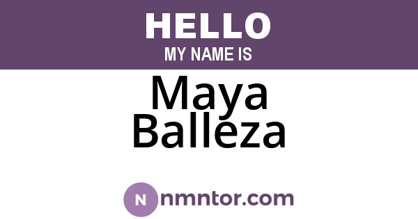 Maya Balleza