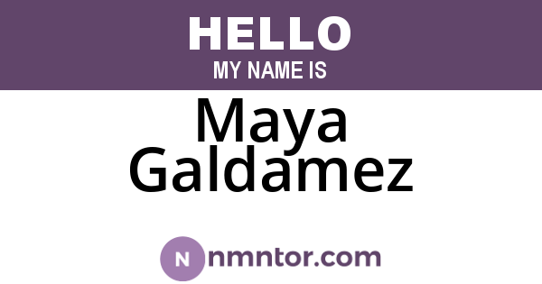 Maya Galdamez