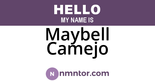 Maybell Camejo