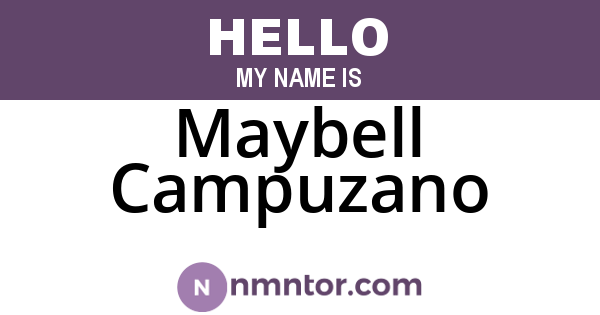 Maybell Campuzano
