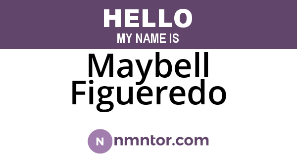 Maybell Figueredo