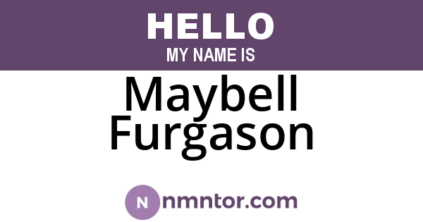 Maybell Furgason